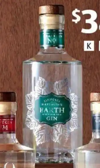 Elements by Haysmith's Earth Gin 500ml