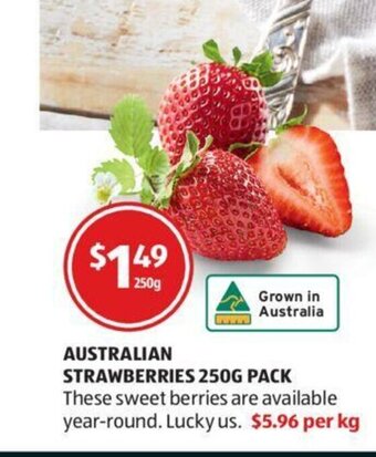 Australian Strawberries 250g pack