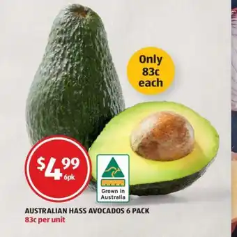 ALDI Australian Hass Avocado 6 Pack offer