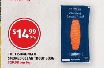 ALDI The Fishmonger Smoked Ocean Trout 500g offer
