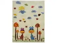 LivingStyles Giraffe Friend Handwoven Wool Kids Rug, 160x110cm offer