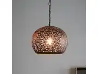 Kappa Perforated Metal Pendant Light, Dome, Small