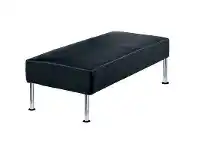 LivingStyles Techno PU Leather Ottoman Bench offer