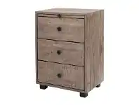 LivingStyles Cannes Reclaimed Timber Bedside Table offer