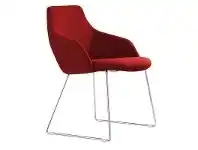 Oscar Fabric Breakout Chair, Red