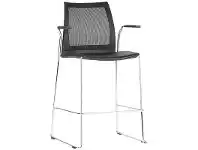 LivingStyles Vinn Counter Stool with Arm, Mesh Back offer