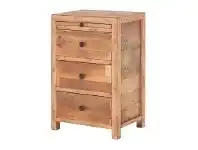 LivingStyles Independence Reclaimed Timber Bedside Table offer