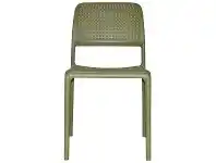 LivingStyles Bora Italian Made Commercial Grade Stackable Indoor / Outdoor Dining Chair, Agave offer