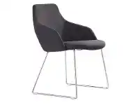 LivingStyles Oscar Fabric Breakout Chair, Charcoal offer