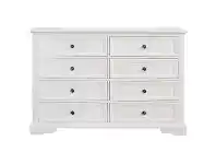 LivingStyles Sansa Acacia Timber 8 Drawer Dresser offer