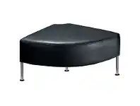 LivingStyles Techno PU Leather Corner Ottoman Bench offer