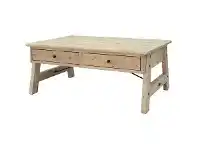 LivingStyles Valletta Reclaimed Timber Coffee Table, 127cm offer