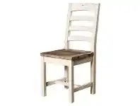 LivingStyles Cornwall Reclaimed Timber Dining Chair, Timber Seat offer