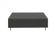 LivingStyles Flexi Fabric Return Lounge / Ottoman, Charcoal Ash offer