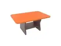 LivingStyles Rapid Budget Coffee Table, 90cm, Cherry / Ironstone offer