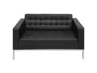 LivingStyles Venus PU Leather Lounge, 2 Seater offer