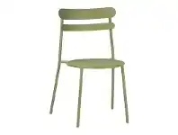 LivingStyles Mason Commercial Grade Steel Indoor / Outdoor Dining Chair, Willow Green offer
