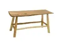 LivingStyles Asam Teak Timber Dining Bench, 85cm offer
