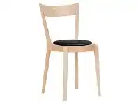 LivingStyles Oakhill Commercial Grade Beech Timber Dining Chair, Padded Seat, Natural offer