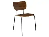 LivingStyles Ollie Commercial Grade Dining Chair, Walnut offer