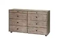 LivingStyles Cannes Reclaimed Timber 8 Drawer Dresser offer