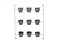 LivingStyles Potter Metal Wall Planter Rack offer