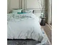 LivingStyles Beddinghouse Van Gogh Almond Blossom Cotton Sateen Quilt Cover Set, King, Grey offer