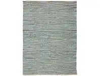 Zola Handwoven Jute Rug , 160x230cm, Aqua