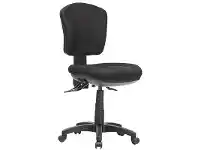 LivingStyles Aqua Fabric Task Office Chair, Low Back offer