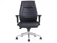 LivingStyles Boston PU Leather Executive Office Chair, Low Back offer