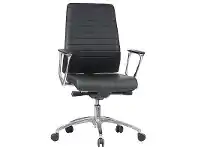 LivingStyles Enzo PU Leather Executive Office Chair, Low Back offer
