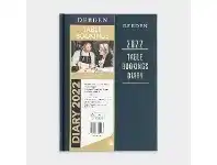 Officeworks Collins Debden Collins A4 2022 Table Booking Two Pages Per Day Diary Blue offer