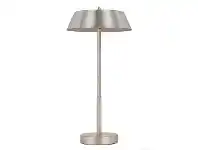 LivingStyles Allure Metal LED Table Touch Lamp, Nickel offer