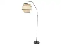 LivingStyles York Rattan & Metal Floor Lamp offer