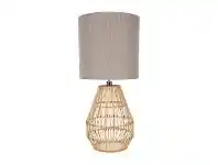 LivingStyles Cebu Bamboo Rattan Base Table Lamp offer