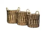 LivingStyles Akbar 3 Piece Storage Basket Set offer