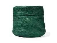 LivingStyles Vintage Design Homeware Asher Jute Basket, Large, Green offer