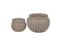 LivingStyles Hunter 2 Piece Wicker Basket Set offer