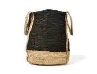 LivingStyles Vintage Design Homeware Tava Jute Basket, Large offer