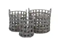 LivingStyles Hildur 2 Piece Water Hyacinth Basket Set offer