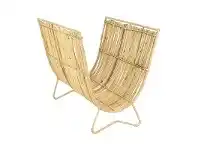 Maggie Bamboo Rattan Magazine Rack