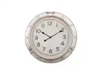 LivingStyles Hervey Bay Iron Frame Porthole Wall Clock, 72cm offer