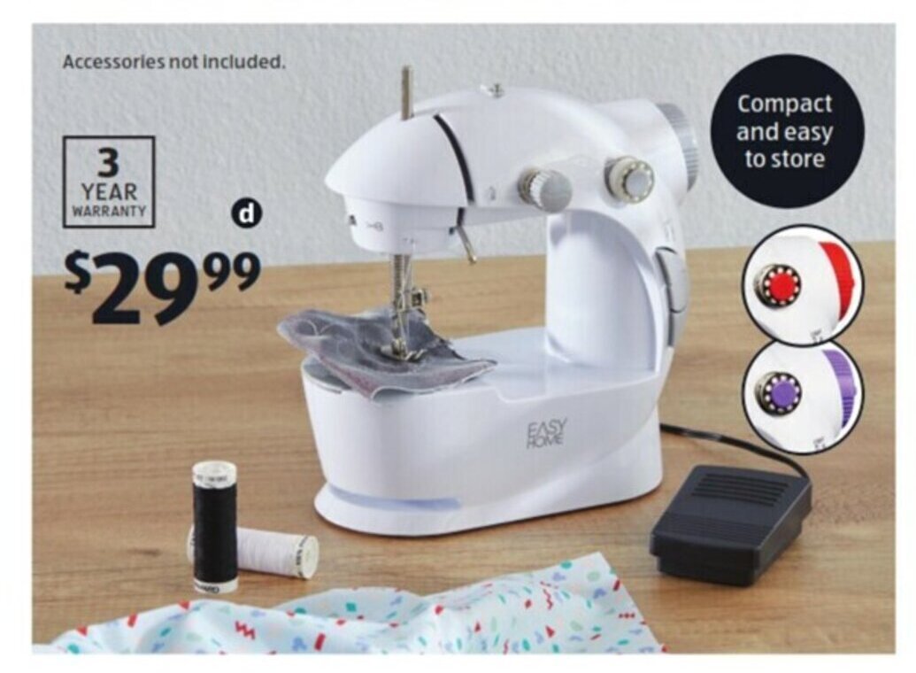 Mini Sewing Machine 808026 offer at ALDI