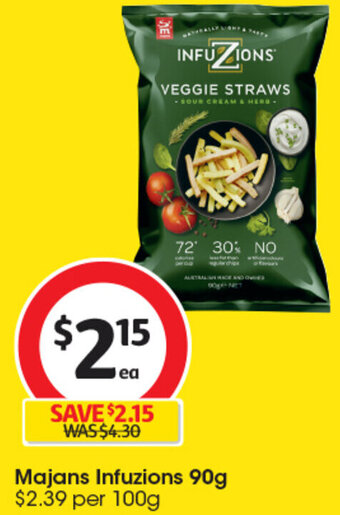 Coles Majans Infuzions 90g offer