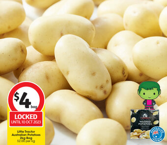 Coles Little Tractor Australian Potatoes 2kg Bag offer