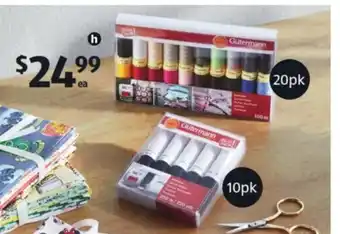 ALDI Gutermann Premium Thread 10pk/20pk offer