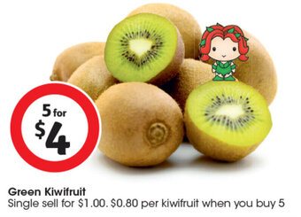 Coles Green Kiwifruit offer