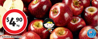 Coles Australian Bravo Apples offer