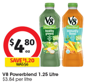 Coles V8 Powerblend 1.25 Litre offer