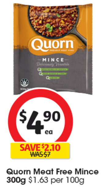 Coles Quorn Meat Free Mince 300g offer
